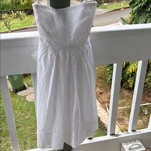 White Eyelet Dress By Jack Rogers